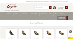 Desktop Screenshot of boutique-legere.de